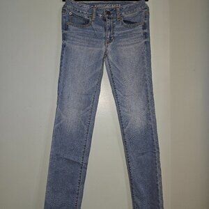 American Eagle Womens Straight Super Stretch Jeans Sz 2 Reg, 2013, Style 8261 #6
